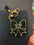 Soft rhinestone key chain